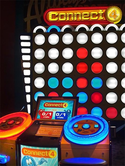 Connect 4 on the GameTime game floor