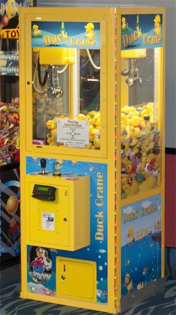 Duck Crane on the GameTime game floor