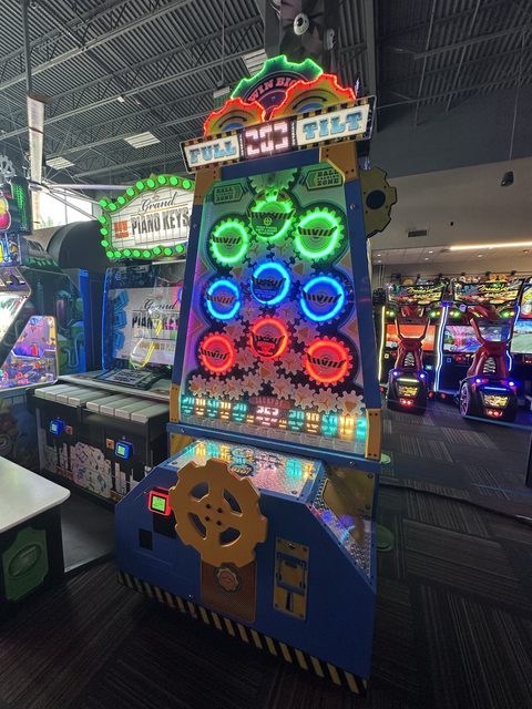 Full Tilt on the GameTime game floor