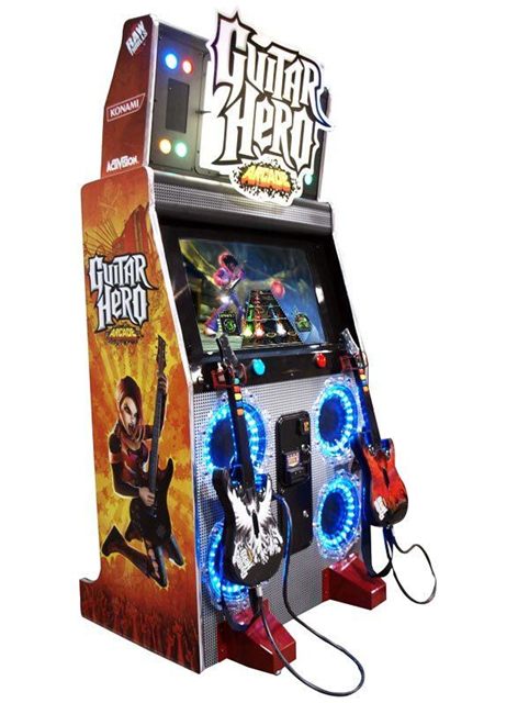 Guitar Hero on the GameTime game floor