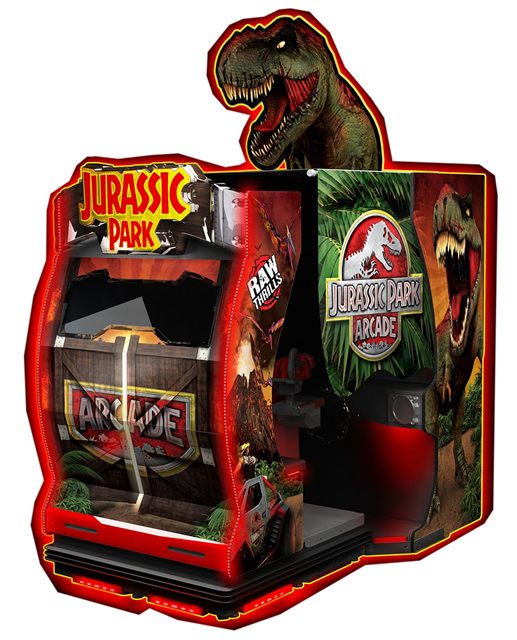 Jurassic Park on the GameTime game floor