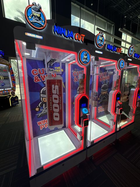 Ninja Cut on the GameTime game floor