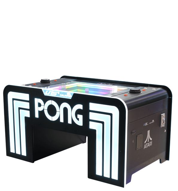 Pong on the GameTime game floor