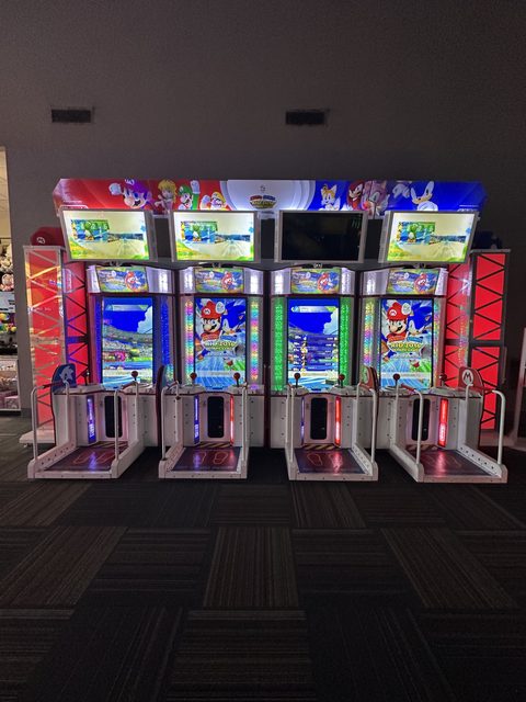 Rio Olympics on the GameTime game floor