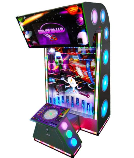 Space Ballz on the GameTime game floor