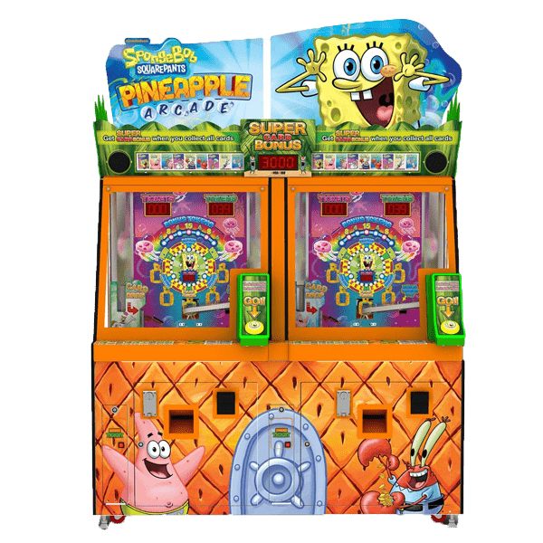 Spongebob Pineapple on the GameTime game floor