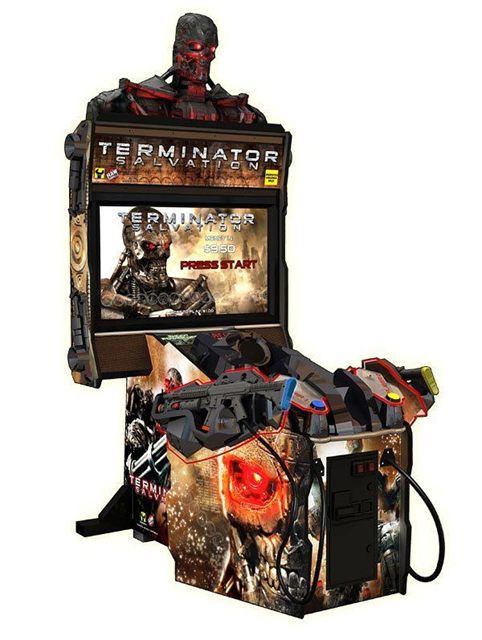 Terminator Salvation on the GameTime game floor