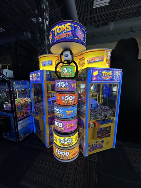 Tons of Tickets on the GameTime game floor