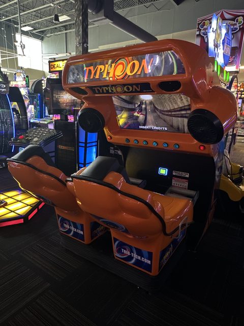 Typhoon on the GameTime game floor