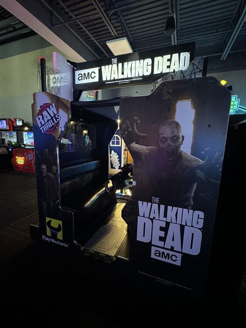 Walking Dead on the GameTime game floor