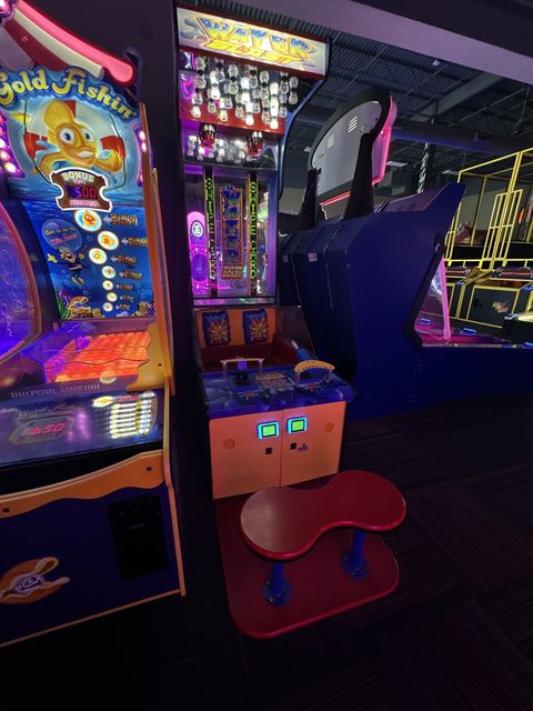 Water Blast on the GameTime game floor